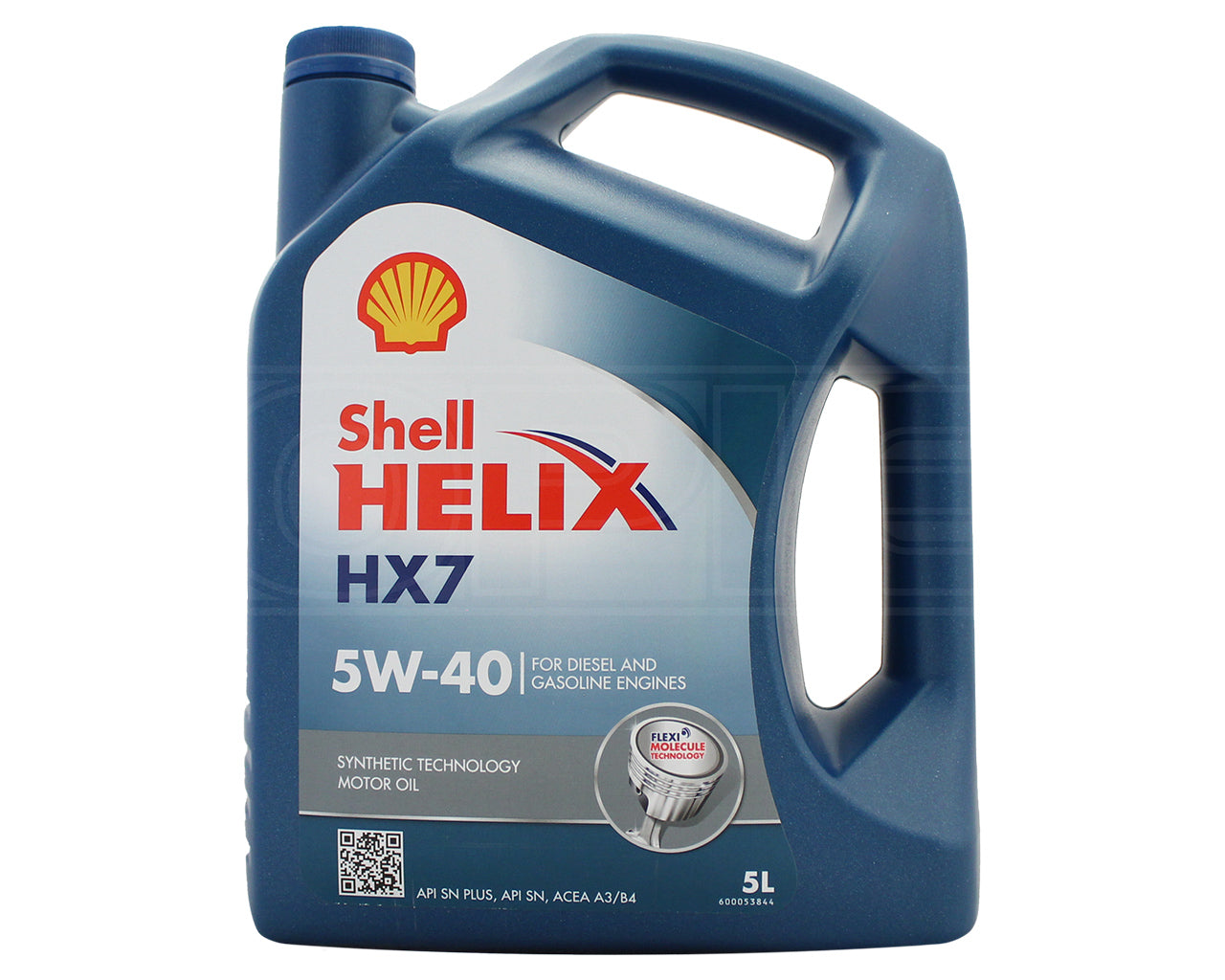 Shell Helix HX7 5W-40 SN Plus A3/B4 Semi-Synthetic Engine Oil 5L