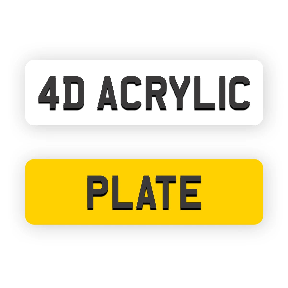 4D Acrylic Plates
