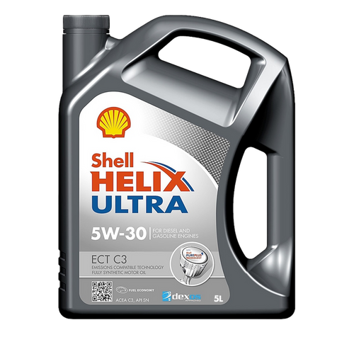 Shell Helix Ultra ECT C3 5W-30 Pure Plus Fully Synthetic Engine Oil 5L