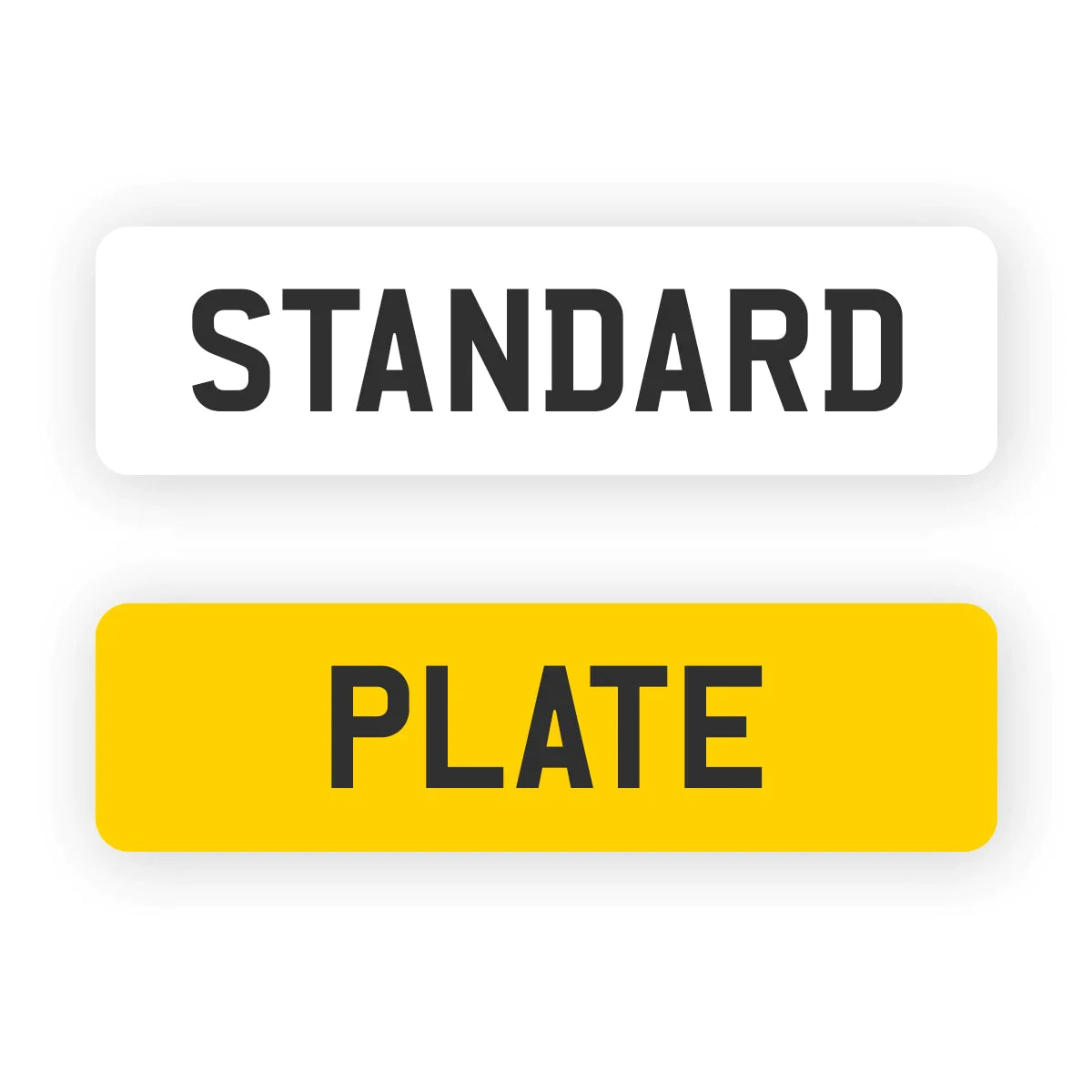 Hidden - Standard Number Plates