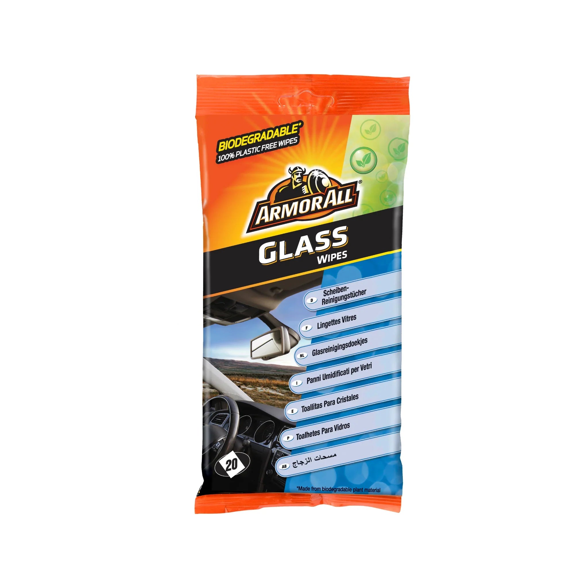 ArmorAll 20ct Glass Wipes