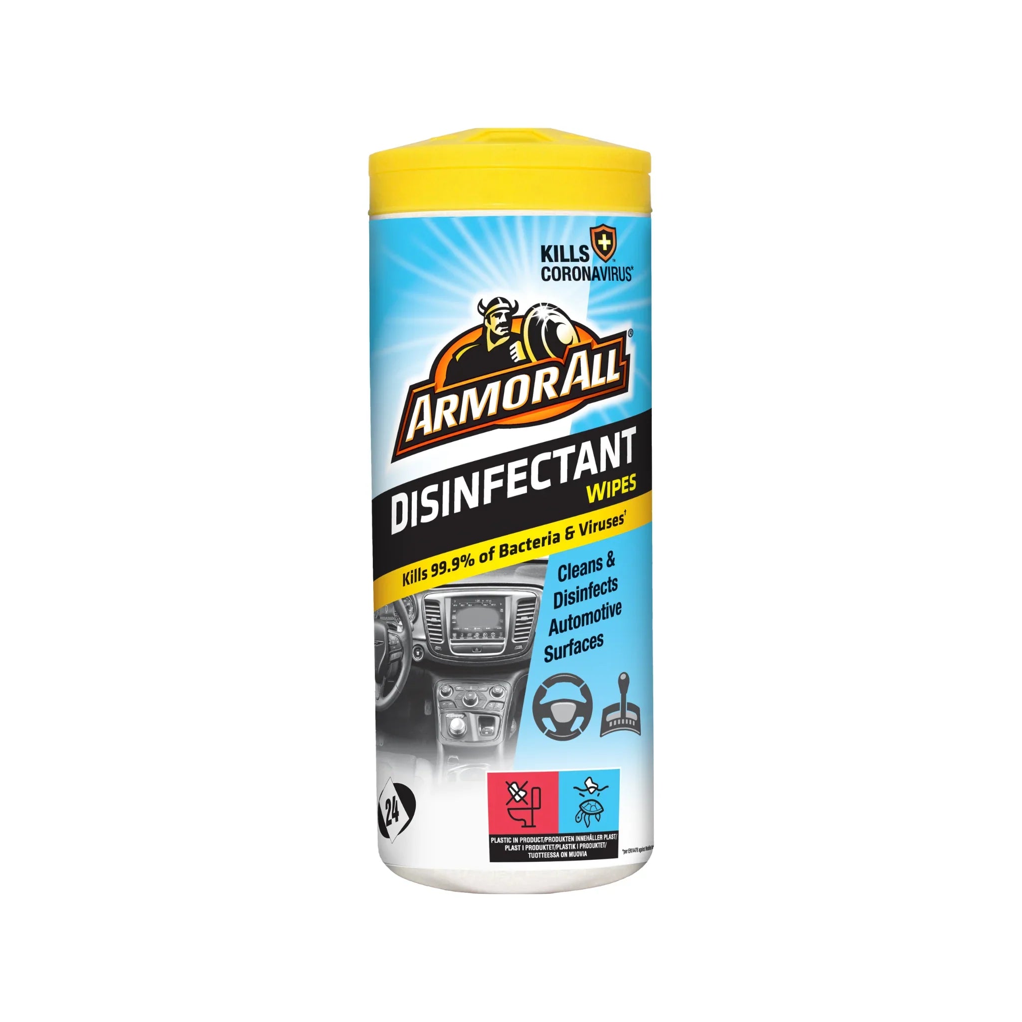 ArmorAll 24ct Disinfectant Wipes