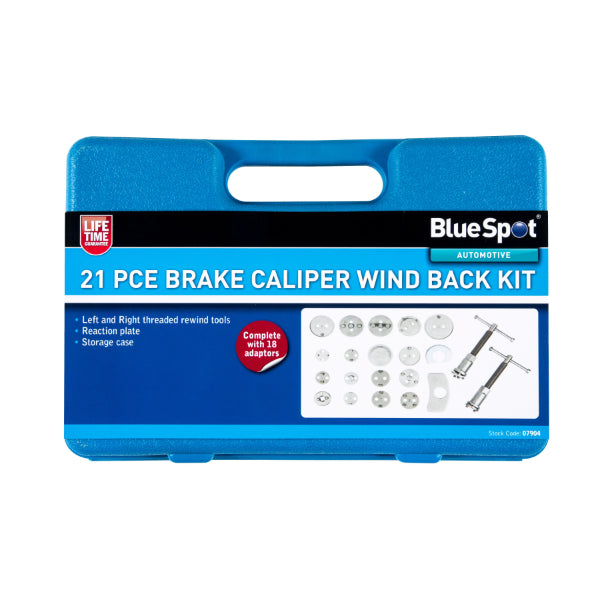Blue Spot Tools 21 Pce Wind Back Brake Caliper Kit