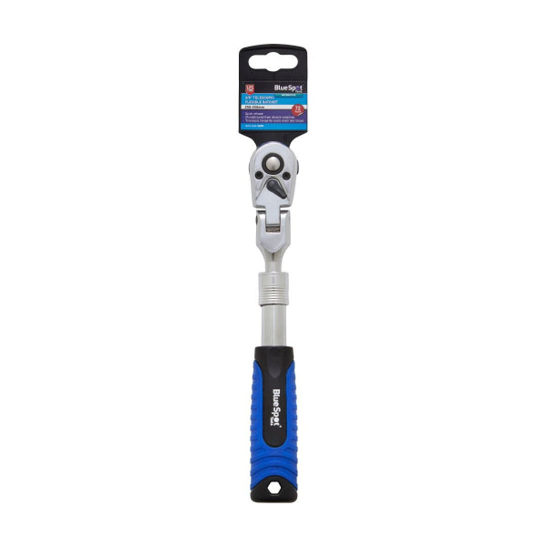 Blue Spot Tools 3/8" Telescopic Flexible Ratchet (250-350mm) (72 Teeth)