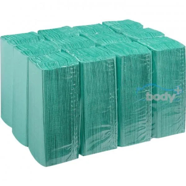 Body Plus Green C-Fold Hand Towels - 2880 Sheets