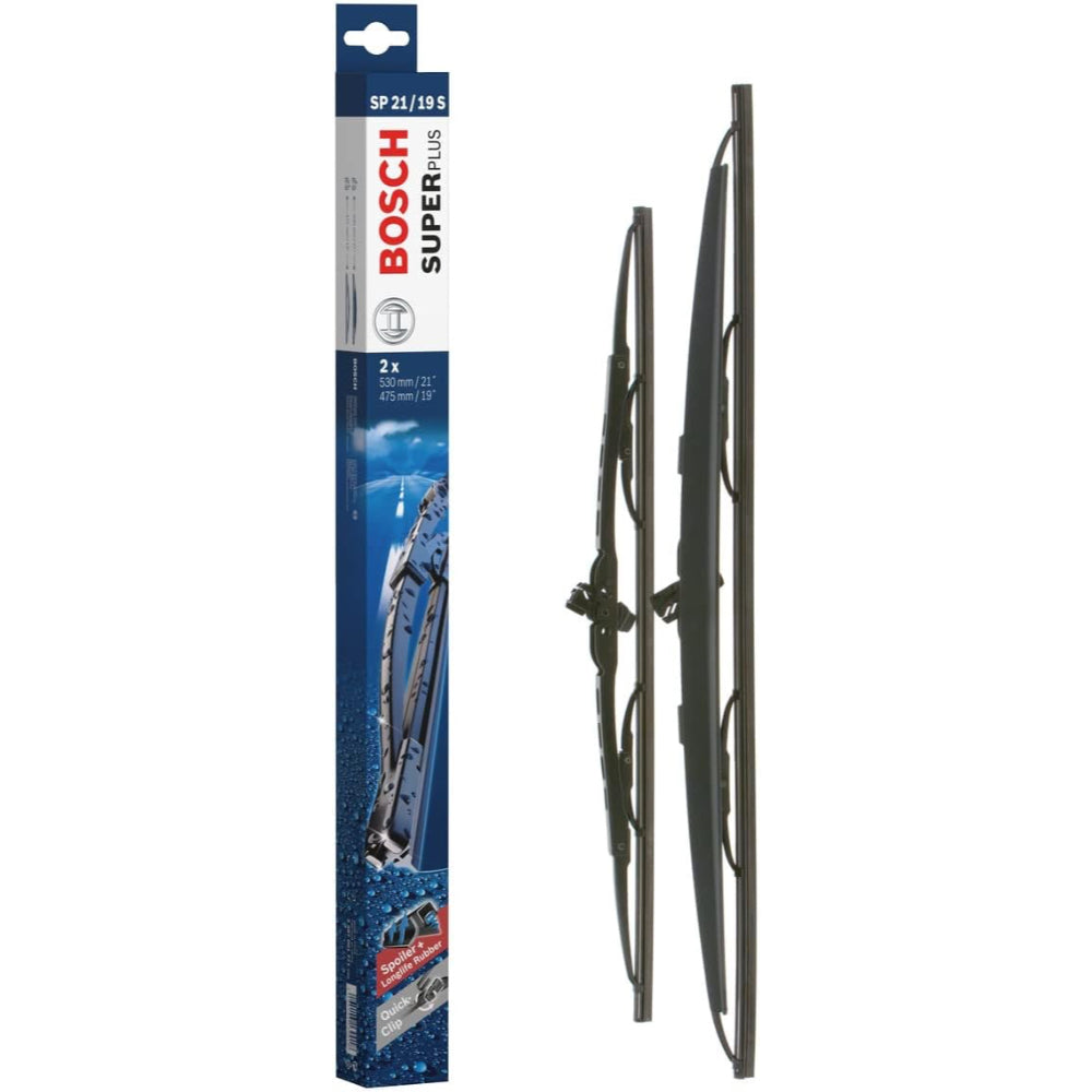 Bosch Super Plus Conventional Blade With Spoiler Set 530/475mm SP21/19AS