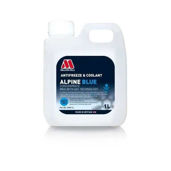 Millers Oils Alpine Antifreeze/Coolant BT - Blue 1L