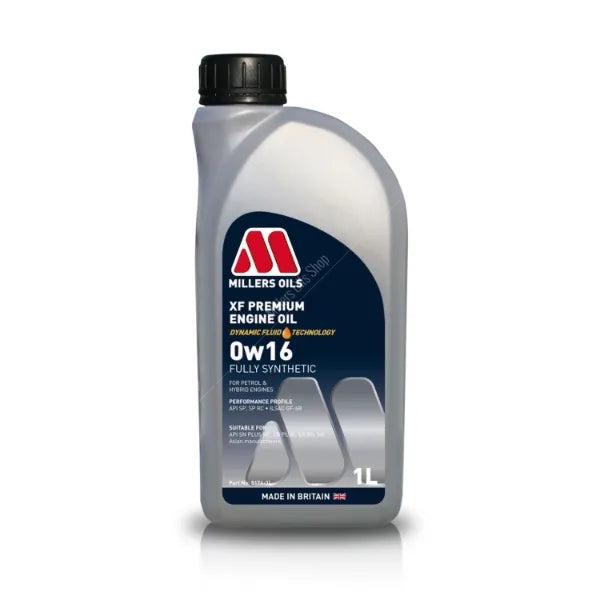 Millers Oils XF Premium 0W16 Fully Synthetic Engine Oil 1L