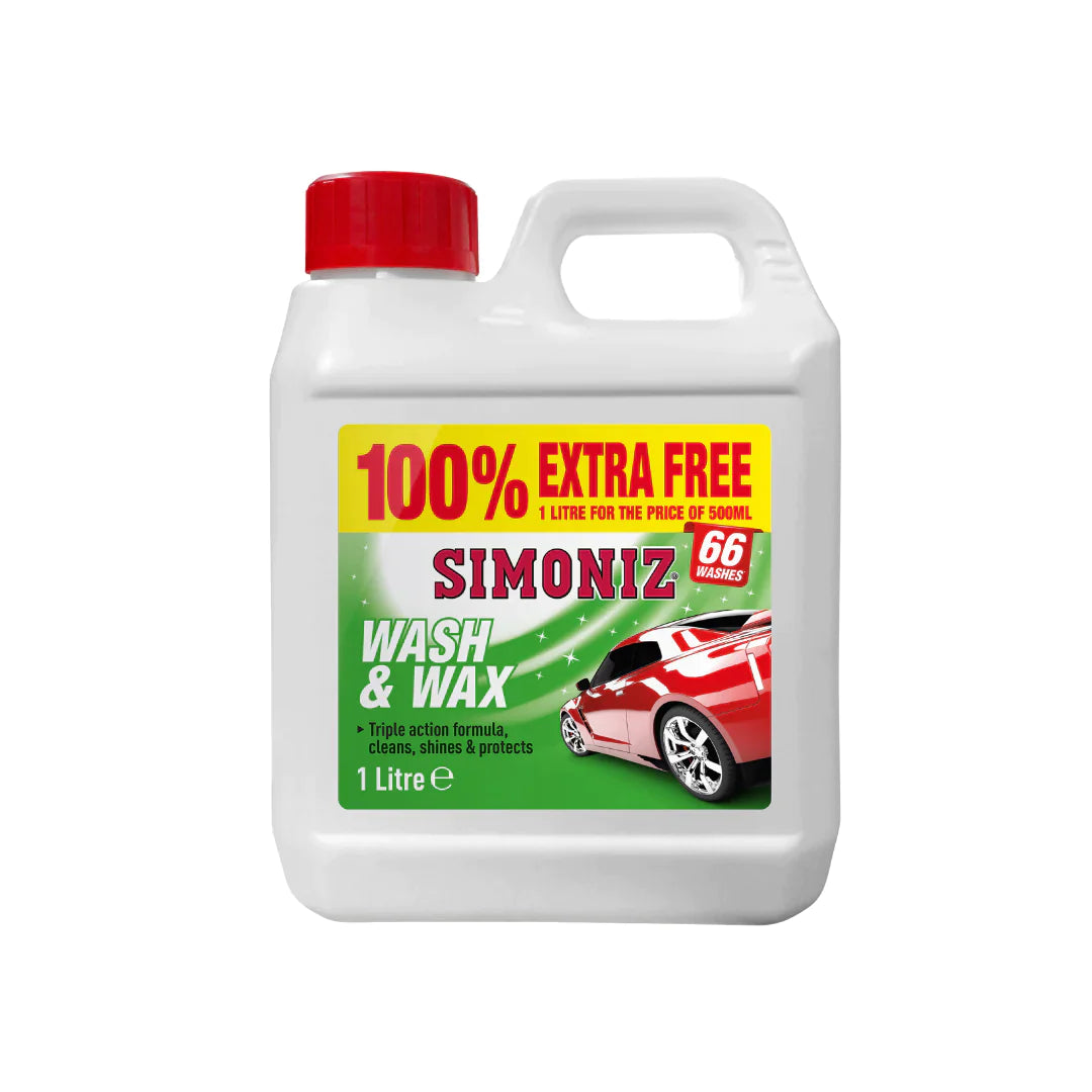 Simoniz Was & Wax + 100% Extra Free 500ml
