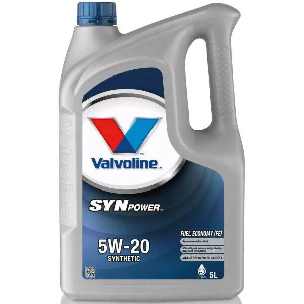 Valvoline Synpower FE Motor Oil SAE 5W-20 5L
